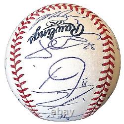 2023 Texas Rangers Team Signed World Series Baseball 23 Autograph Total WS Proof