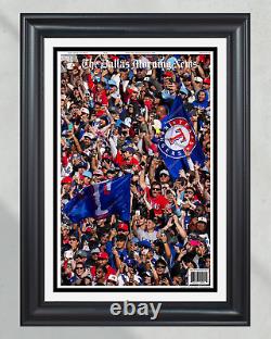 2023 Texas Rangers World Series Champions Parade Framed Commemorative Edition