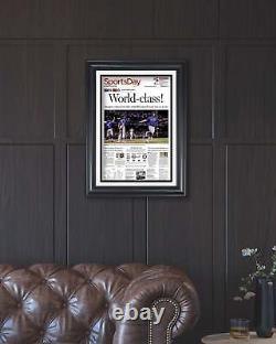 2023 Texas Rangers World Series World-class! Commemorative Framed Newspaper