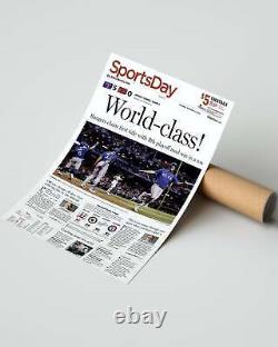2023 Texas Rangers World Series World-class! Commemorative Framed Newspaper