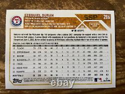 2023 Topps series 1 SSP Ezquiel Duran Texas Rangers