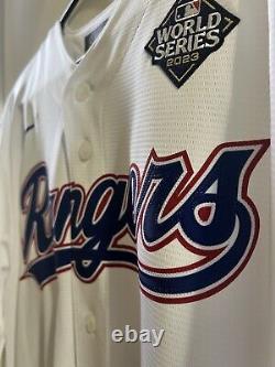 Adolis Garcia Texas Rangers World Series Jersey