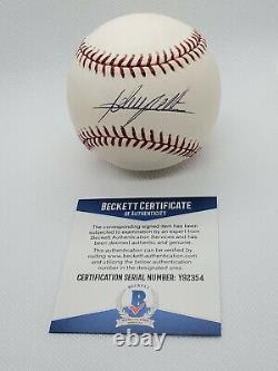 Adrian Beltre Autograph Signed Major League Baseball Romlb Beckett Auth Bas