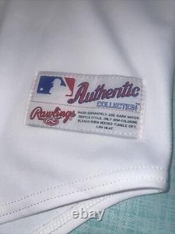 Adult 48 White RAWLINGS AUTHENTIC TEXAS RANGERS ALEX RODRIGUEZ JERSEY Circa 2001