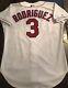 Alex Rodriguez #3 Texas Rangers Authentic On-field Rawlings Home Jersey 44/l