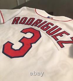 Alex Rodriguez #3 Texas Rangers Authentic On-Field Rawlings Home Jersey 44/L