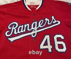 Authentic Rare Vintage Wilson MLB Texas Rangers Jeff Kunkel Baseball Jersey