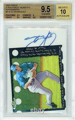 Autographed Alex Rodriguez Texas Rangers Baseball Slabbed Card Item#11670146