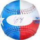 Autographed Corey Seager Texas Rangers Baseball Item#12691518 Coa
