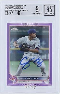 Autographed Corey Seager Texas Rangers Baseball Slabbed Card Item#13211629 COA