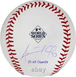 Autographed Texas Rangers Baseball Fanatics Authentic COA Item#13132222