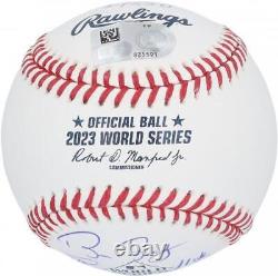 Autographed Texas Rangers Baseball Fanatics Authentic COA Item#13132261