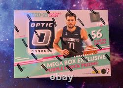 BRAND NEW 2020-21 Panini Donruss Optic NBA Basketball Mega Box, SHIPS TODAY