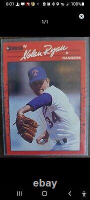Baseball cards, donruss 1990 Nolan Ryan P Texas Rangers. Used but in great shape