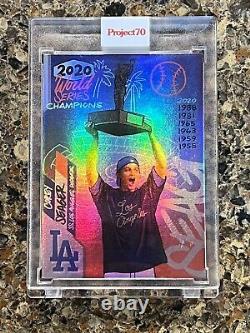 COREY SEAGER 2021 Topps Project70 RAINBOW FOIL /70 by Sophia Chang RARE MINT SSP