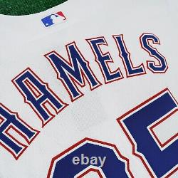 Cole Hamels Texas Rangers Authentic On-Field Home White Cool Base Jersey