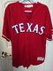 Cole Hamels Texas Rangers Mlb Baseball Jersey Men Sz Large L Majestic Sewn