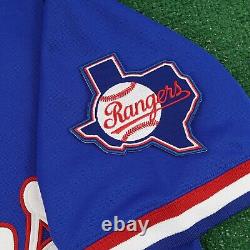 Corey Seager 1984 Texas Rangers Cooperstown Men's Alt Blue Throwback Jersey