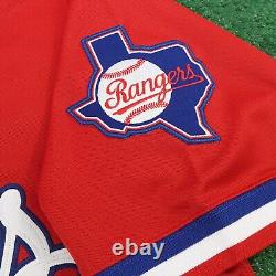 Corey Seager 1984 Texas Rangers Cooperstown Men's Alt Red Throwback Jersey