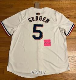 Corey Seager Texas Rangers 2023 World Series Champions Limited Jersey XL