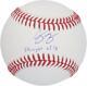 Corey Seager Texas Rangers Autographed Baseball With Straightuptx Inscription