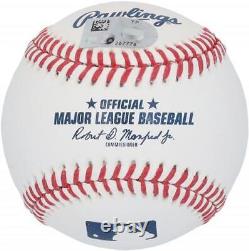Corey Seager Texas Rangers Autographed Baseball with StraightUpTX Inscription