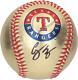 Corey Seager Texas Rangers Autographed Gold Leather Baseball