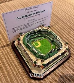 DANBURY MINT TEXAS RANGERS THE BALLPARK IN ARLINGTON REPLICA withCOA