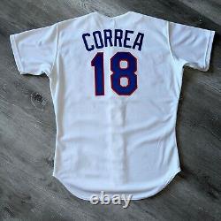 Game Worn 1988 Texas Rangers Ed Correa Jersey 46 Rawlings Authentic Team Issue