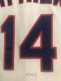 Gary Matthews Jr #14 Texas Rangers Team Issued Majestic Vest Home Jersey 48/XL