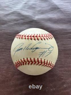 IVAN (Pudge) RODRIGUEZ TEXAS RANGERS SIGNED AUTOGRAPHED BASEBALL