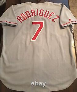 Ivan Pudge Rodriguez 1994 Texas Rangers Authentic Russell On-Field Jersey 52/2XL