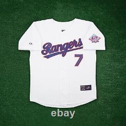 Ivan Rodriguez 1993 Texas Rangers Cooperstown Men's Home White Jersey with Patch