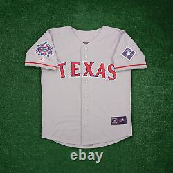 Ivan Rodriguez 1995 Texas Rangers All Star Grey Road Men's Cooperstown Jersey