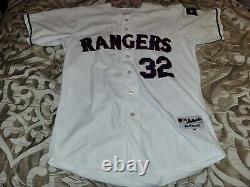 JOSH HAMILTON Majestic AUTHENTIC TEXAS RANGERS White Jersey 50