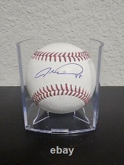 Jacob Degrom Texas Rangers Autographed Signed Official Mlb Baseball Jsa