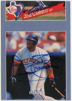 Jose Canseco / Cecil Fielder Auto Signed Dual 1/1 1993 Hostess Baseballs Miscut