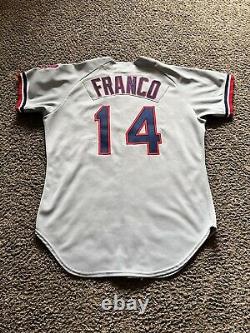 Julio Franco 1986 (Earliest Available) Game Used Cleveland Indians Jersey