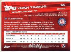 Leody Taveras 2017 Topps Pro Debut Black Version Sp Rc 1/1 Texas Rangers
