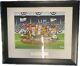 Looney Toons Texas Rangers Limited Edition Framed Piece With Laser Etched Plate