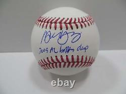 MICHAEL YOUNG SIGNED RAWLINGS OML BASEBALL withINSC TEXAS RANGERS JSA