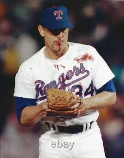 MLB Baseball Texas Ranger Nolan Ryan pitching Photo Picture