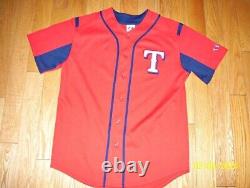 MLB Texas Rangers Baseball Jersey Size Medium Majestic