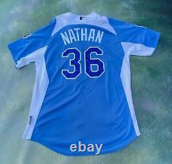 Majestic 2012 MLB All Star Game Texas Rangers Joe Nathan #36 Jersey Size L