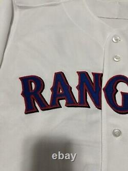 Majestic Authentic Rafael Palmeiro Autographed Texas Rangers Jersey sz 48 XL