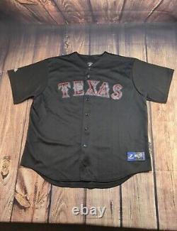 Majestic Ian Kinsler Texas Rangers Men's Stitched MLB Baseball Jersey Size XXL