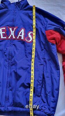 Majestic Texas Rangers EUC Baseball MLB Jacket Sz L