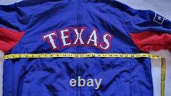 Majestic Texas Rangers EUC Baseball MLB Jacket Sz L