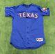 Majestic Texas Rangers Mlb Baseball Jersey Size 46 Authentic Collection Blue