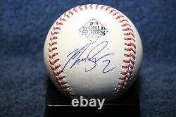 Marcus Semien Autographed 2023 World Series Baseball Texas Rangers